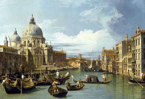 Vchod do Canal Grande, Canaletto